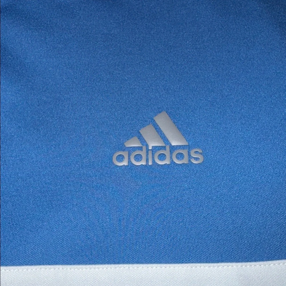 Men’s Adidas Golf Polo Blue Medium